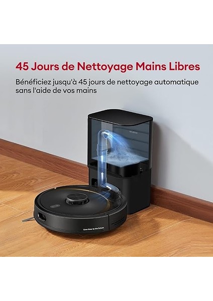 T10 Elite Robot Vacuum Cleaner With Mop, Robotic Vacuum Self Emptying For 45 Days Hands-Free, Lidar Navigation, Compatible With Alexa/wi-Fi Connected, Ideal For Pet Hair, Hard Floor And Carpet modelleri