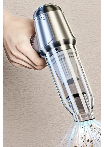 7 In 1 Şarjlı Kablosuz 2 Fonksiyonlu Vakumlu El Süpürgesi Üfleme Özellikli Araç Ev Ofis Süpürgesi fırsatları