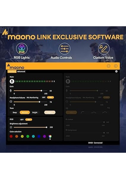 Oyun USB Mikrofon, Programlanabilir Pc Kondenser Mikrofon, Rgb Işıklı, Sessiz, Kazanç, Akış, Podcast, Twitch, Youtube, Discord, Ps5, Ps4, Bilgisayar, Gamerwave DM30 Rgb Için Sıfır Gecikme Izleme modelleri