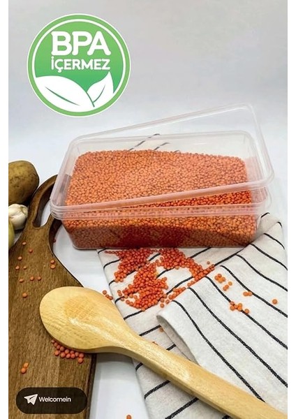 5 Adet 2 Lt. 5 Adet 1 Lt. Kendinden Kapaklı Derin Dondurucuya Uygun Buzluk Saklama Kabı Düzenleyici fırsatları