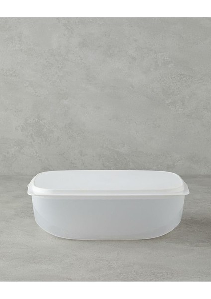 Home Morgan Plastik Saklama Kabı 30X21,5 cm Beyaz