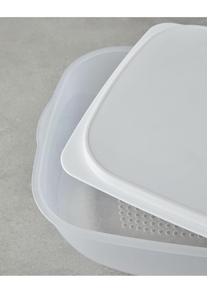 Home Morgan Plastik Saklama Kabı 30X21,5 cm Beyaz modelleri