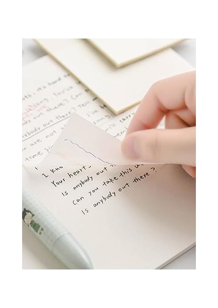 Şeffaf Renkli Yapışkan Post It Kare Not Kağıdı Karenot (Beyaz) fırsatları