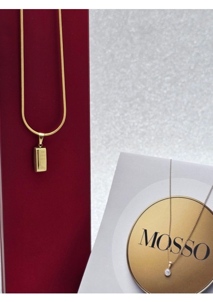 Xuping Külçe Model Kolye Büyük Boy Oval Kenar modelleri