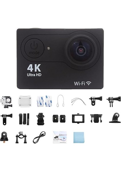 Wifi Li Aksiyon Kamera 4K Ultra Hd 1080P Spor Dalış Motorsiklet Kask Kayak Doğa Avcı Kamerası Mavi 4K fırsatları