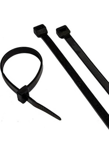 3,6X300 Siyah Kablo Bağı & Plastik Kelepçe & Cırt Kelepçe 100 Adet (Paket) fırsatları