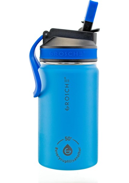 Lil Chill Izolasyonlu Çocuk Su Matarası Mavi 360 ml