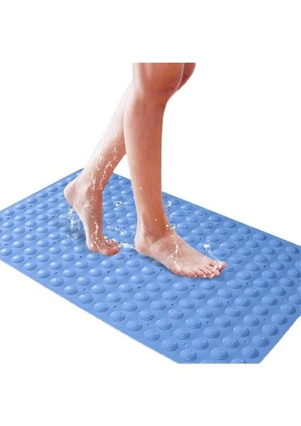 Silikon Vantuzlu Masajlı Banyo Duş Kaydırmaz Paspas Duşakabin Paspası. Ayak Kaydırmaz 40 * 80CM Kare Vantuzlu Pas Pas