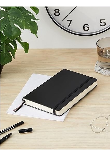 Sert Kapak Expanded Defter Siyah (Çizgili - 13X21) fırsatları