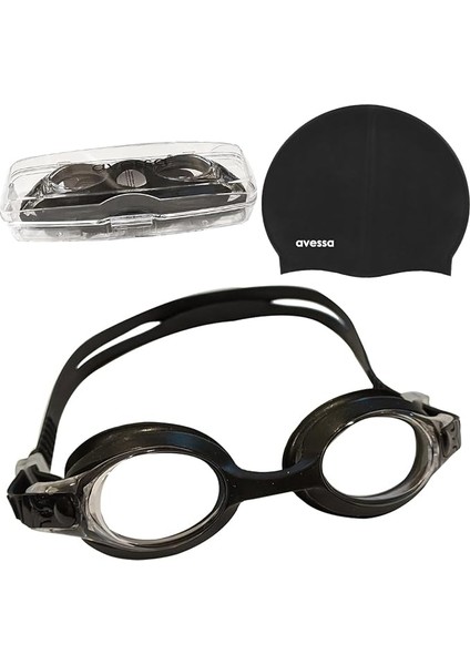 Yüzücü Seti Yüzücü Gözlüğü Üniseks Çocuk