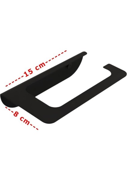 Yapışkanlı ve Vidalı Mat Siyah Oval Tuvalet Kağıtlığı Wc Kağıtlık Tuvalet Kağıdı Askısı modelleri