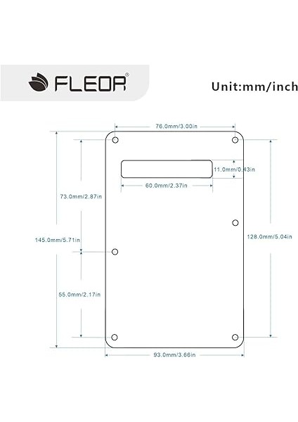 Sss Style Pickguard ve Tremolo Cavity Cover Back Plate 11 Delikli Set Abd/meksika Standart St Gitar Parçaları Için, 3 Katmanlı Krem modelleri