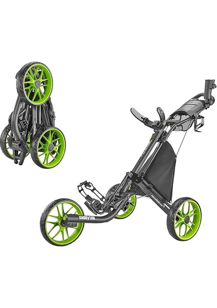 Caddylite Ez Fold Version 8 Golf Taşıma Arabası– Katlanabilir, Hafif, 3 Tekerlekli, Kolay Saklama Için Tek Tıkla Katlama