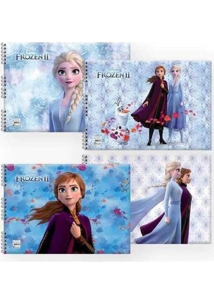 Color Frozen Iı 25 * 35 15 Yp. Spiralli Resim Defteri