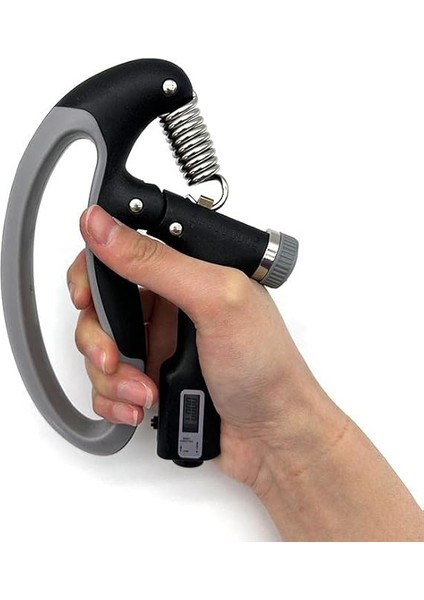 4 10-100KG Otomatik Sayaçlı Ayarlanabilir El Yayı Bilek Kol Parmak Güçlendirici fiyatları