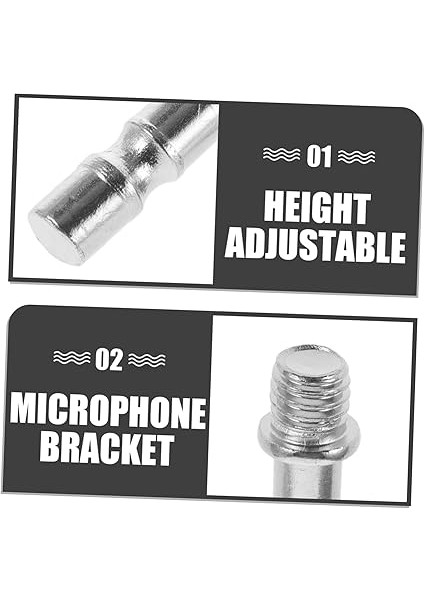 4 Adet Mikrofon Boom Kolu Uzatma Tüpü 3/8 Vida Tipi Adaptör Mikrofon Standı Için Evrensel Mikrofon Standı Aksesuar Adaptörü indirimleri