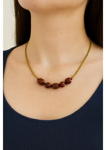 Yıldız Taşı Doğal Taş Kolye