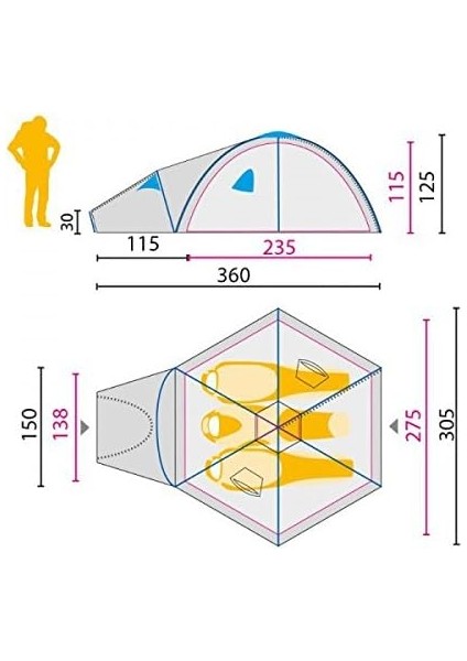 Wolfskın Antarctıca Dome 3003811 fiyatları