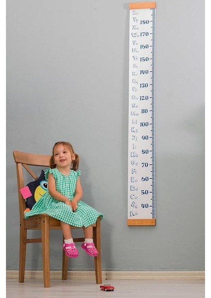 Tasarımlı Boy Ölçme Cetveli - Asılabilir Boy Ölçer - Duvara Monte Bebek Boy Ölçer indirimleri