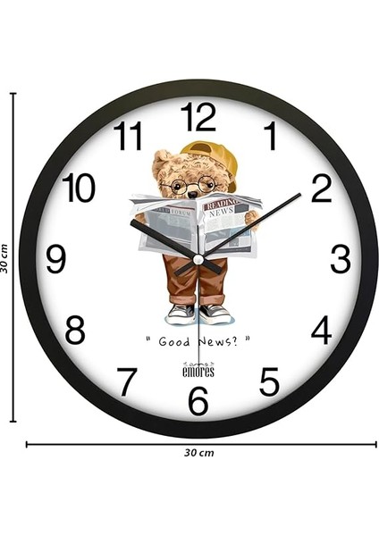 30 cm Gerçek Cam Sessiz Mekanizma Duvar Saati fiyatları