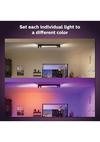 Hue Centris LED 4'lü Akıllı Spot Lamba 4X4.2W (Siyah) indirimleri