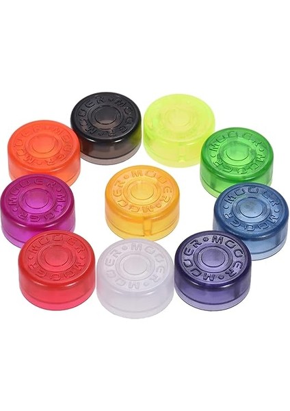 10 Adet Ayak Pedalı Topper Koruyucu Renkli Plastik Tamponlar Gitar Efekt Pedalı (Rastgele Renk Teslimatı) modelleri