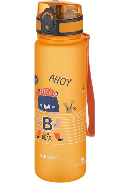 Figürlü 500 ml Tritan Çocuk Su Matarası