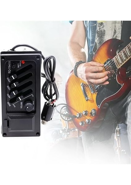 Gitar Alıcısı Eq, Akustik Gitar Alıcısı Dijital Tuner Pikap Akustik Gitar Için Klasik Akustik Elektrik Kutusu indirimleri