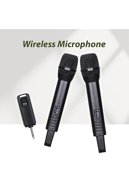 El Tipi Mikrofonlu Kablosuz Mikrofon Sistemi Ev Sinemaları, Karaoke, Kilise Konuşması, Düğün Partisi, Şarkı Söyleme, Tak ve Çalıştır Şarj Edilebilir Kablosuz Mikrofon Için Profesyonel Dinamik fiyatları