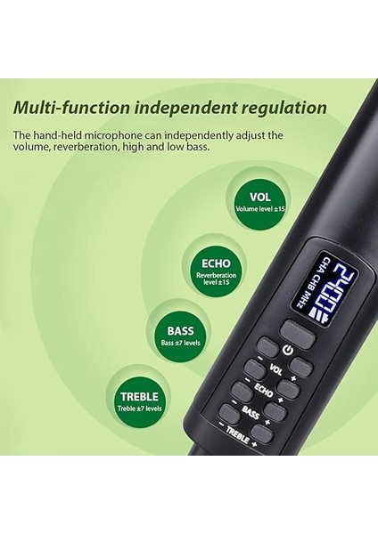 El Tipi Mikrofonlu Kablosuz Mikrofon Sistemi Ev Sinemaları, Karaoke, Kilise Konuşması, Düğün Partisi, Şarkı Söyleme, Tak ve Çalıştır Şarj Edilebilir Kablosuz Mikrofon Için Profesyonel Dinamik fırsatları
