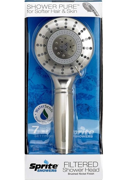 Showers Pure 7 Ayar Filtreli 1,75 Gpm Fırçalanmış Nikel Duş Kolu fiyatları