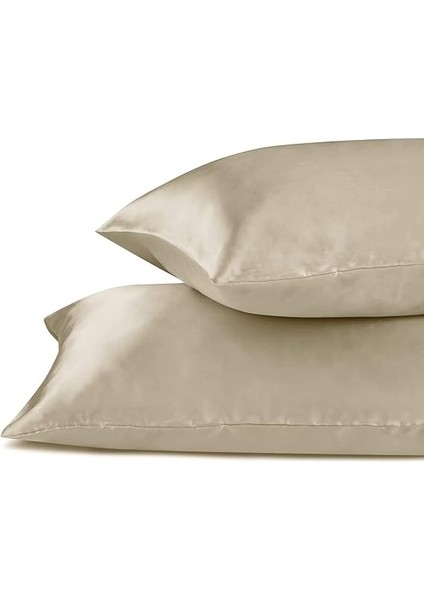 Yastık Kılıfı, Queen Size, Kıvırcık Saçlar, Ipeksi Yapı (Queen (50X75), Bej) fırsatları