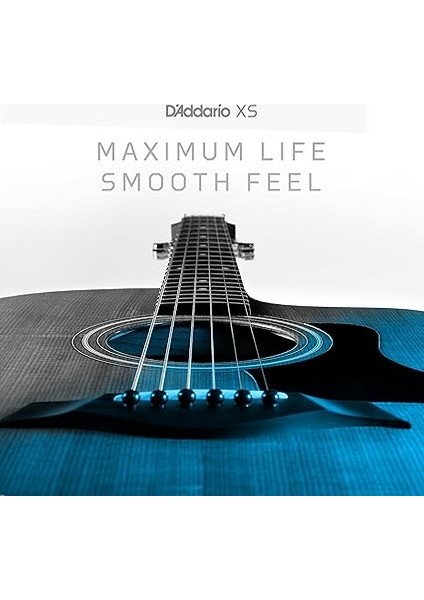 Gitar Telleri - Xs Fosfor Bronz Kaplamalı Akustik Gitar Telleri - XSAPB1047 - Tuning Stabilitesi ile Daha Fazla Kopma Mukavemeti - 6 Telli Gitar Için - 10-47 Ekstra Hafif modelleri