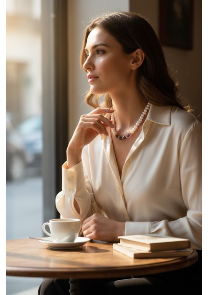 Inci ve Ametist Kolye fiyatları