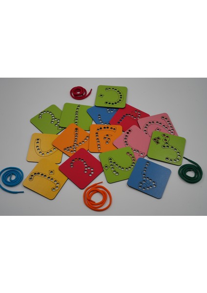 İp Geçirme Oyunu Elif-Ba Harf Kartı fiyatları