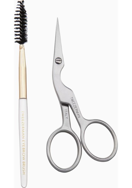 Brow Shaping Scissors & Brush Kaş Şekillendirme Seti