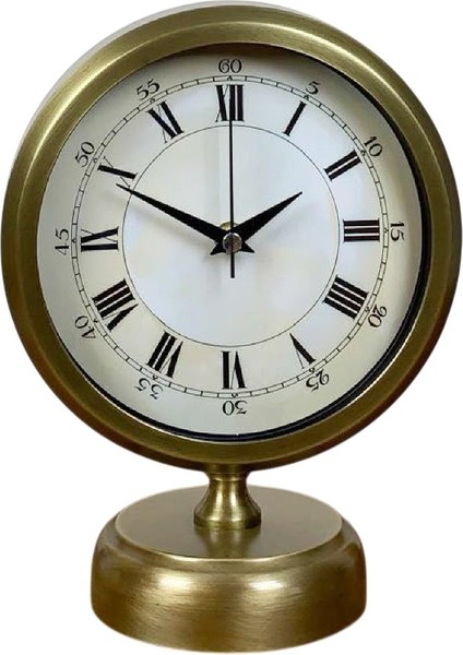 25 x 20 cm Eskitme Vintage Gold Masa Saati fiyatları