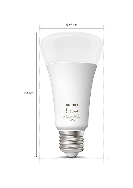 Huewca 15W-100W Renkli Akıllı Ampul A67 E27 Eur modelleri