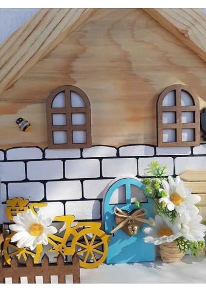 Papatya Temalı Raf - Raflı Anahtarlık Askısı - Hediye - Duvar Dekorasyon Beyaz 50 x 110 modelleri