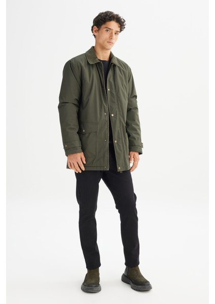 Sıcak Tutan Regular Fit Normal Kesim Içi Polarlı Cepli Parka fiyatları