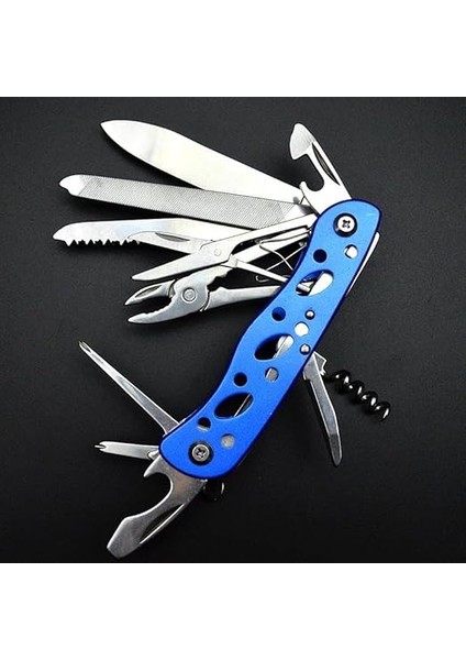 Çok Amaçlı Isveç Outdoor Kamp Çakısı 111MM Büyük Boy - Paslanmaz Çelik Mavi fırsatları