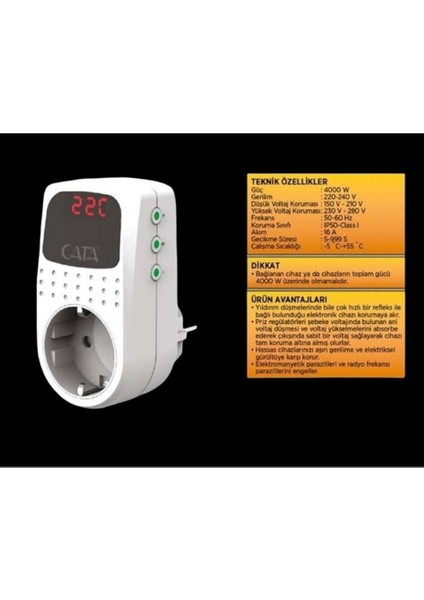 CT-9187 Priz REGÜLATÖR(150-280V-4000W) modelleri