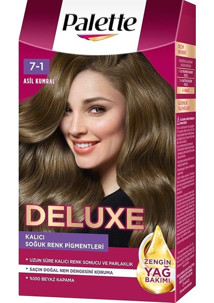 Deluxe 7-1 Küllü Kumral Saç Boyası