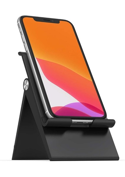 Ayarlanabilir Cep Telefonu Standı iPhone 11 Pro Max Xs, Galaxy S20 S10, Huawei P30 Vb. ile Uyumlu (Siyah)