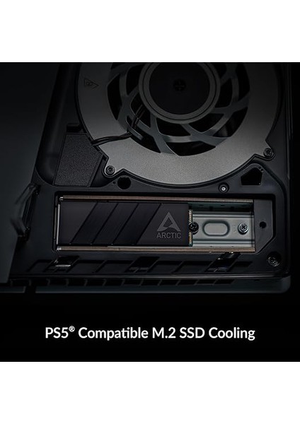 M2 Pro - M.2 2280 SSD Için Soğutucu Soğutucu, Arctıc Tp-3 Termal Pedli, Pc ve Ps5 ile Uyumlu, Çift ve Tek Taraflı Ssd'ler Için - Siyah fırsatları