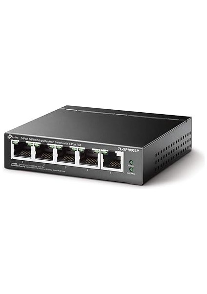 TL-SF1005LP, 5-Port 10/100MBPS Desktop Switch With 4-Port Poe fiyatları