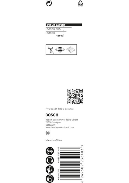 Professional 1x Expert Hex-9-Hardceramic Matkap Ucu (Sert Fayanslar, Ø 4 Mm, Aksesuar Döner Matkap/vidalamalar) fırsatları