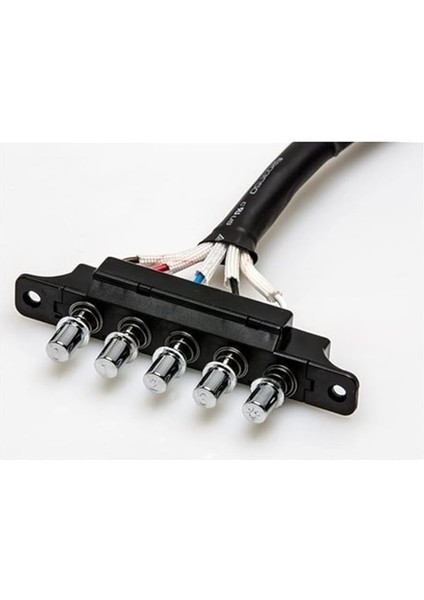 Filtre Kablolu Davlumbaz 5 Tuşlu Buton Takımı (Gümüş)