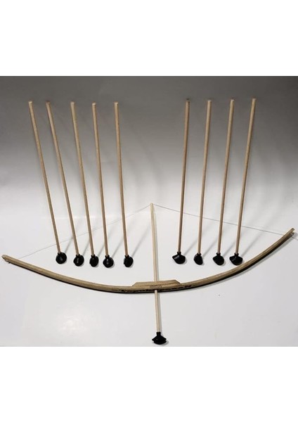 Eğitici 75CM Ahşap Ok Yay Takımı +10 Vantuzlu Ok 30 mt Menzil Hassas Nişan Alma Güçlü Gergiye Mukavemetli