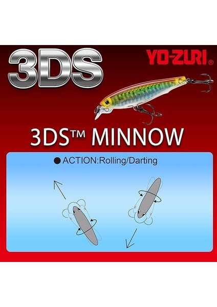 3ds Minnow Suspending Shallow Diving Crankbait modelleri